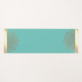 Oceaan groen met mandala yogamat (Voorkant (horizontaal))