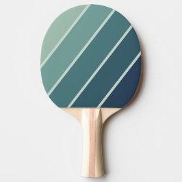 Oceaan Groen Nostalgisch Krachtig Gestreept Tafeltennisbatje