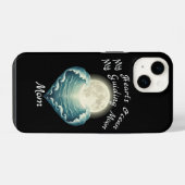 Oceaan Hart Gids Maan Moeder iPhone Hoesje (Achterkant horizontaal)