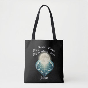 Oceaan Hart Gids Maan Moeder Tote Bag