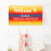 Oceaan Horizon Bruidsdouche Muur Decoratie Banner (Insitu)