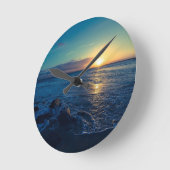 Oceaan Horizon Zonsondergang Ronde Klok (Hoek)