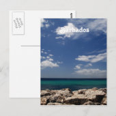 Oceaan in Barbados Briefkaart (Voorkant / Achterkant)