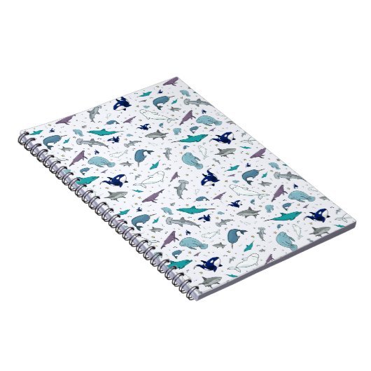 Oceaan in Blauw Notitieboek (Rechterzijde)