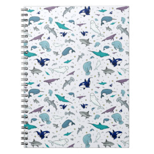 Oceaan in Blauw Notitieboek