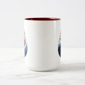 Oceaan in de Mok van de Daling Two-Tone Koffee (Center)