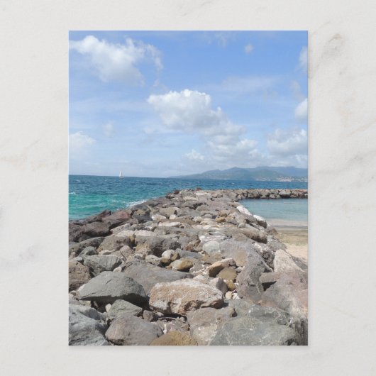 Oceaan in Grenada Briefkaart (Voorkant)