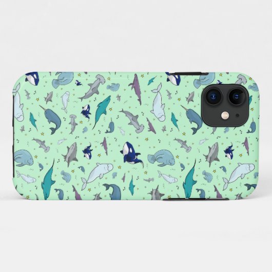 Oceaan in Groen Case-Mate iPhone Case (Achterkant (horizontaal))