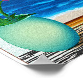 Oceaan in mijn raam poster (Hoek)