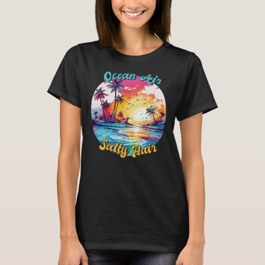 Oceaan is zout t-shirt (Voorkant)