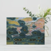 Oceaan Jasper Slab Bedankkaart (Staand voorkant)