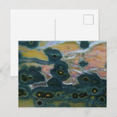 Oceaan Jasper Slab Briefkaart (Voorkant / Achterkant)