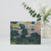 Oceaan Jasper Slab Briefkaart (Staand voorkant)