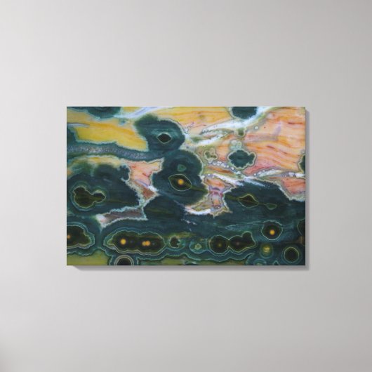 Oceaan Jasper Slab Canvas Afdruk (Voorkant)