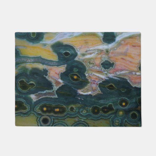 Oceaan Jasper Slab Deurmat (Voorkant)
