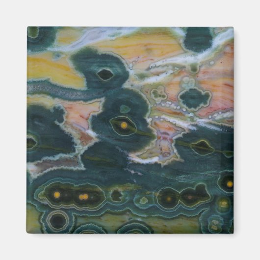 Oceaan Jasper Slab Magneet (Voorkant)