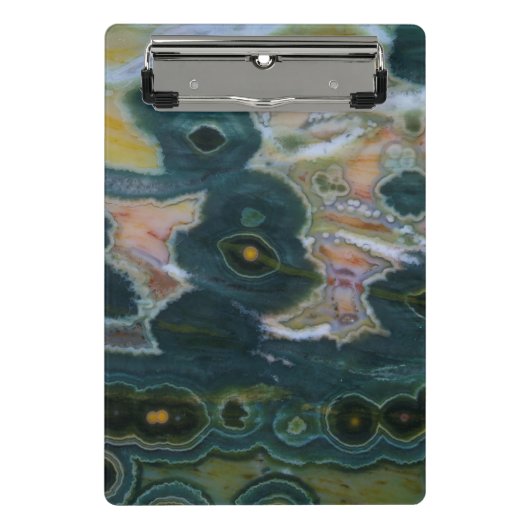 Oceaan Jasper Slab Mini Klembord (Voorkant)