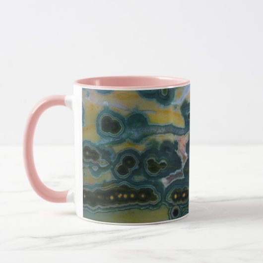 Oceaan Jasper Slab Mok (Links)