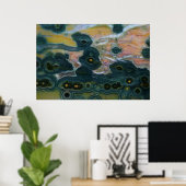 Oceaan Jasper Slab Poster (Thuiskantoor)