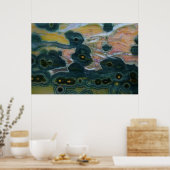 Oceaan Jasper Slab Poster (Keuken)