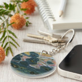 Oceaan Jasper Slab Sleutelhanger (Voorkant Rechts)