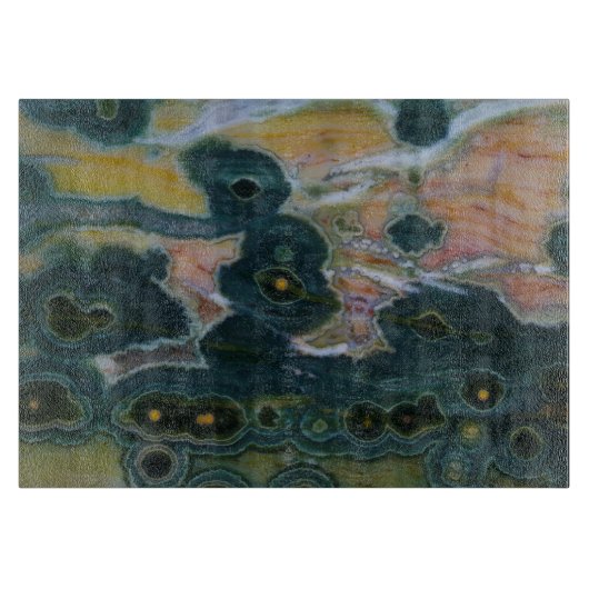 Oceaan Jasper Slab Snijplank (Voorkant)