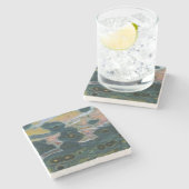 Oceaan Jasper Slab Stenen Onderzetter (Zijkant)