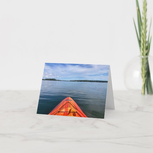 Oceaan Kayak Briefkaarten (Voorkant)
