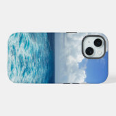 Oceaan Kielzog - Cruiseschip iPhone 15 Case (Achterkant horizontaal)