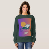 Oceaan koel ontwerp trui (Voorkant volledig)