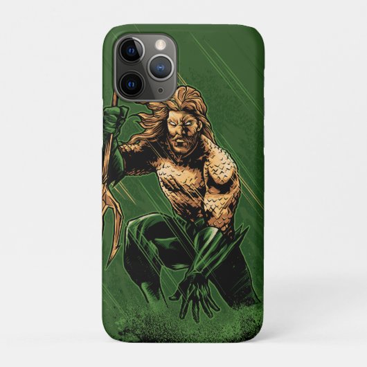 Oceaan Koning Trident Krijger Dynamische Strip Kun Case-Mate iPhone Case (Achterkant)