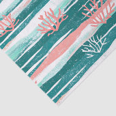 Oceaan Koraalrif Patroon Tissuepapier (Detail)