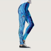 Oceaan kunst leggings (Rechts)