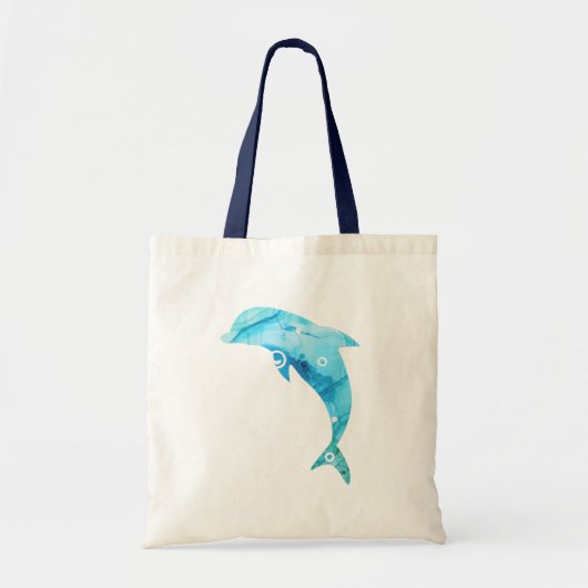 Oceaan Kunst Tas - Dolfijn (Voorkant)
