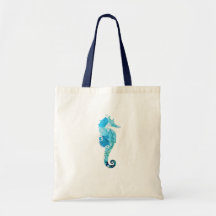 Oceaan Kunst Tas - Zeepaardje