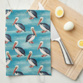 Oceaan Kust Pelikaan Theedoek (Quarter Fold)
