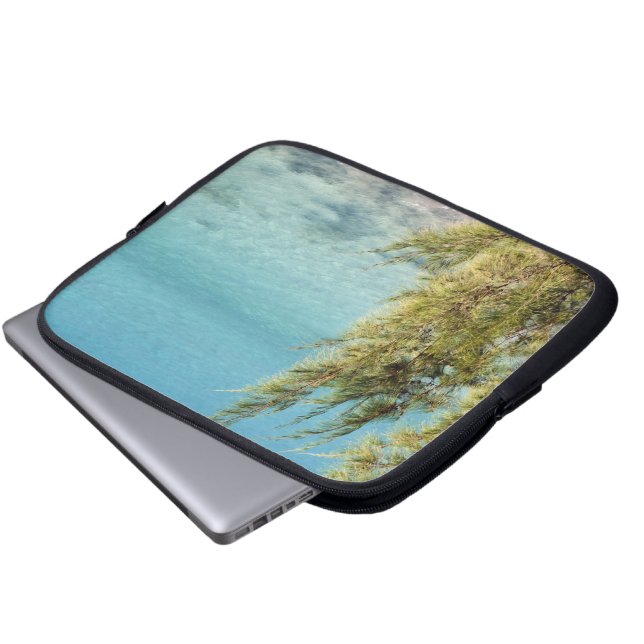 Oceaan Laptop Sleeve (Voorkant onderkant)