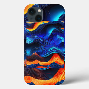 Oceaan Lava "Aquaflame" iPhone 13 Hoesje