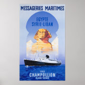  OCEAAN LINER REIZIGER POSTER (Voorkant)