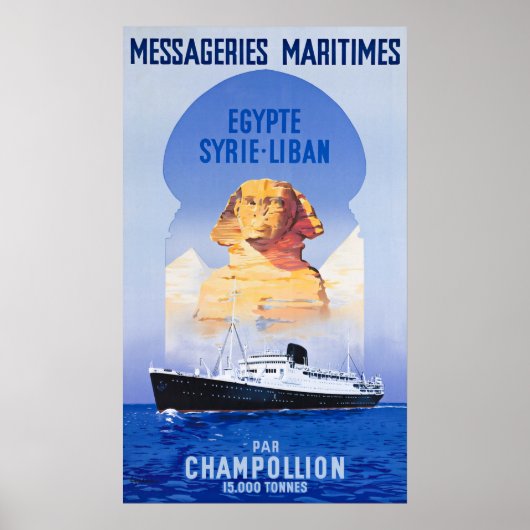  OCEAAN LINER REIZIGER POSTER (Voorkant)