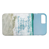 Oceaan met Jesaja Bijbelvers Case-Mate iPhone Case (Achterkant (Horizontaal))
