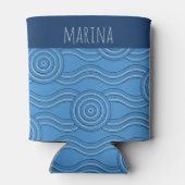 Oceaan  Naam Australische Droomtijd Blikjeskoeler (Achterkant)