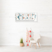 Oceaan Nautical | Vinyl Groeimeter Spandoek (Insitu)