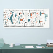 Oceaan Nautical | Vinyl Groeimeter Spandoek (Beurs)