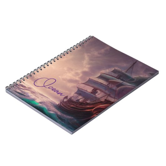 Oceaan Notitieboek (Linkerzijde)