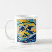 Oceaan omhelzing koffiemok (Links)