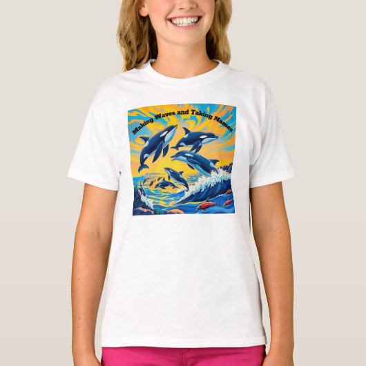 Oceaan omhelzing t-shirt (Voorkant)