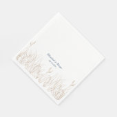 Oceaan Onder het Zee Elegante Bruiloft Servet (Hoek)