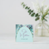 Oceaan onder het Zee koraal QR Visitekaartje (Staand voorkant)