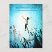 Oceaan onderdompelen briefkaart (Voorkant)